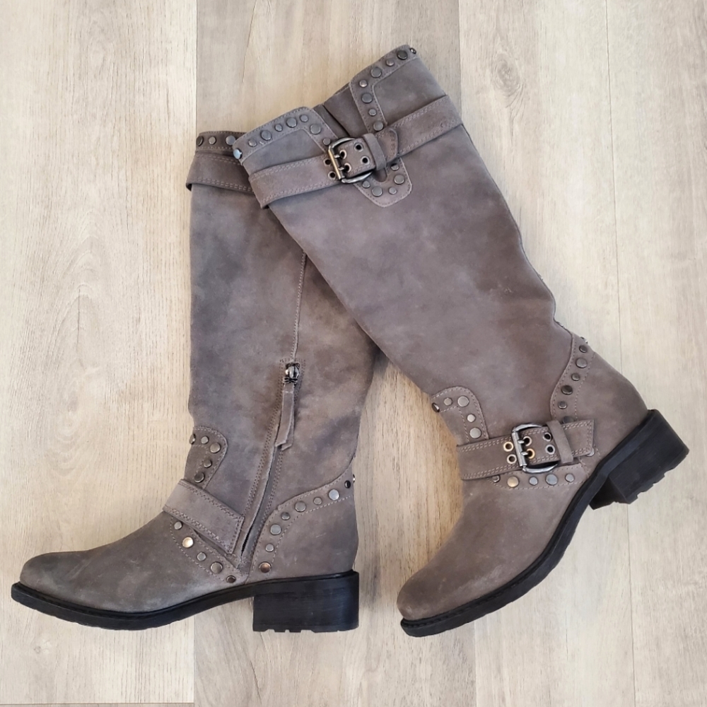 New! Sam Edelman Deryn Suede Riding Boots